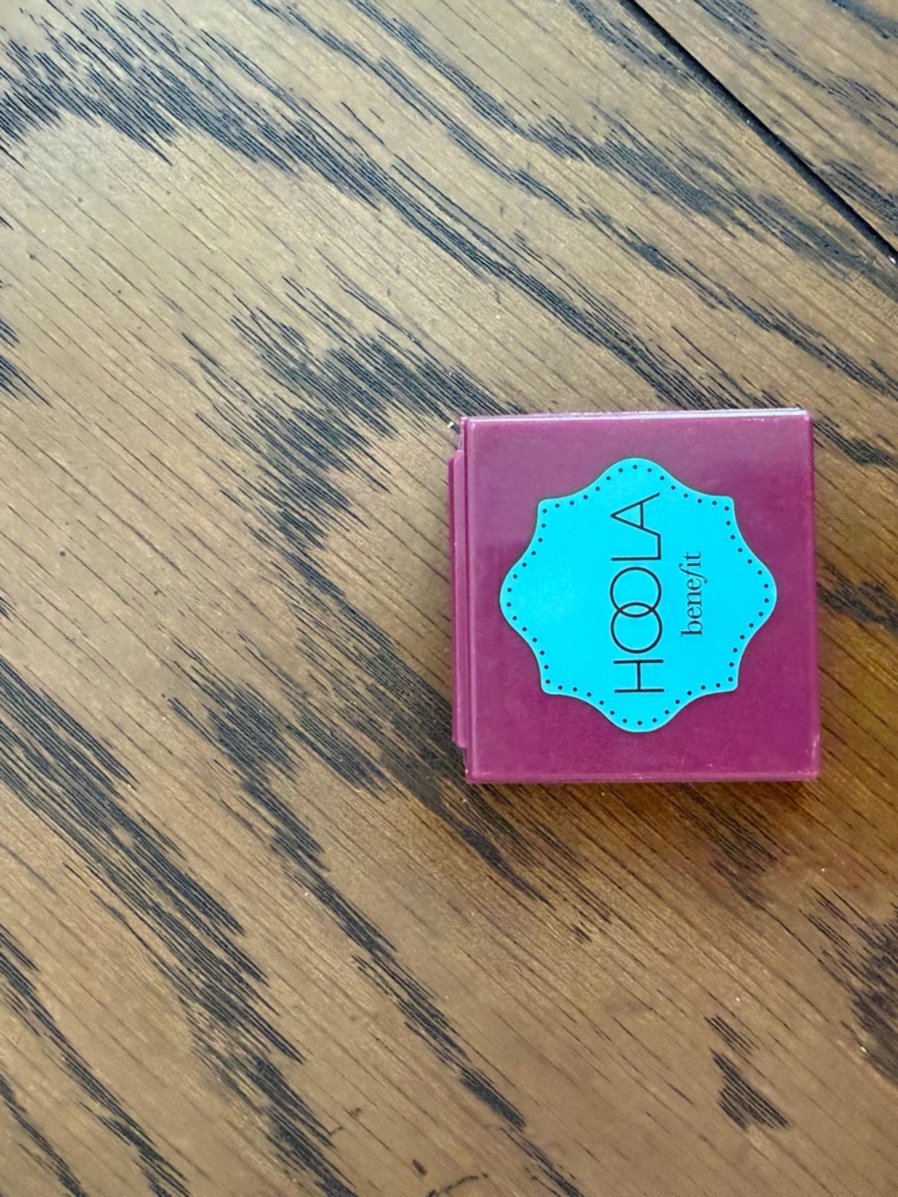 Benefit Hoola Bronzer Compact - Teal Logo on Mauve Case